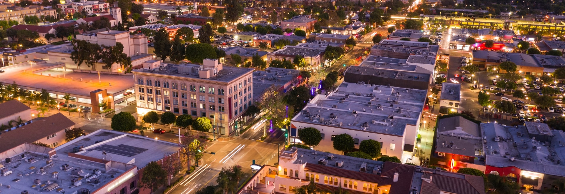 City view of Fullerton California